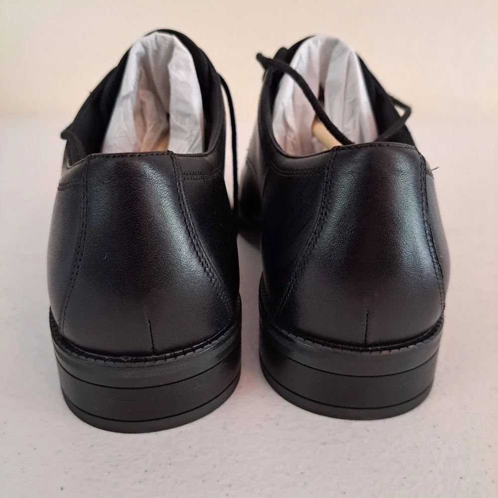 Cole Haan Waterproof Cap Toe Derby 10 Black NEW Leather Dress Shoes 1246-2037